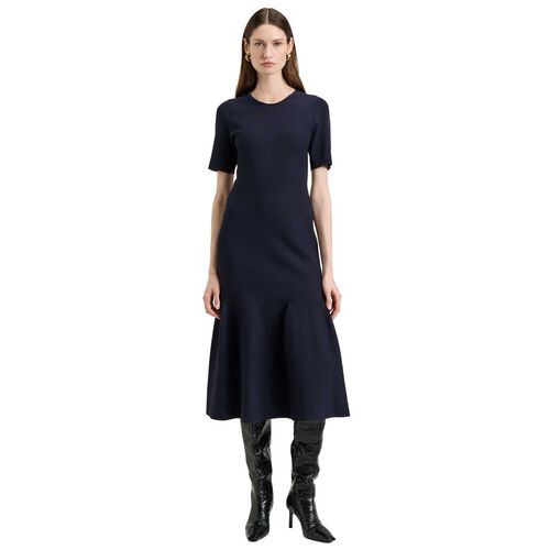 Veronika Maine Milano Fluted Midi Dress